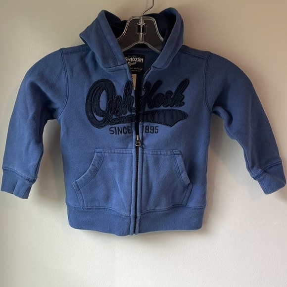 Kids Osh Kosh Brand Classic Zip Up Hoodie - Picture 4 of 5